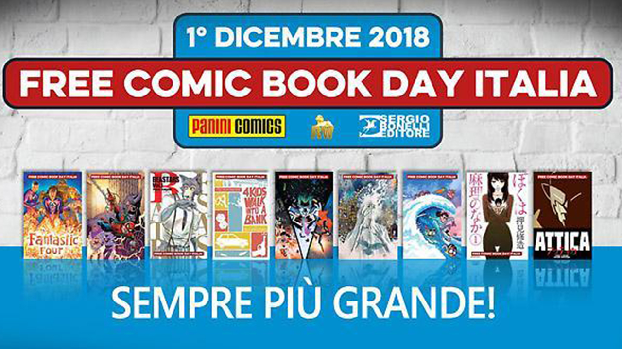 Free Comic Book Day Italia - Ecco i fumetti gratuiti di Panini, RW Edizioni e Bonelli