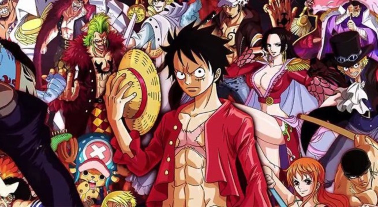 Una statua di One Piece nella città natale di Eiichiro Oda
