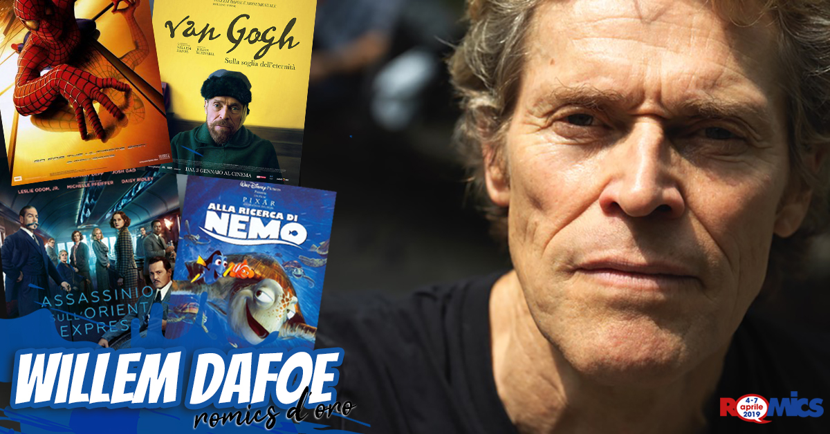 Romics 2019 - Willem Dafoe sarà ospite del festival di Roma