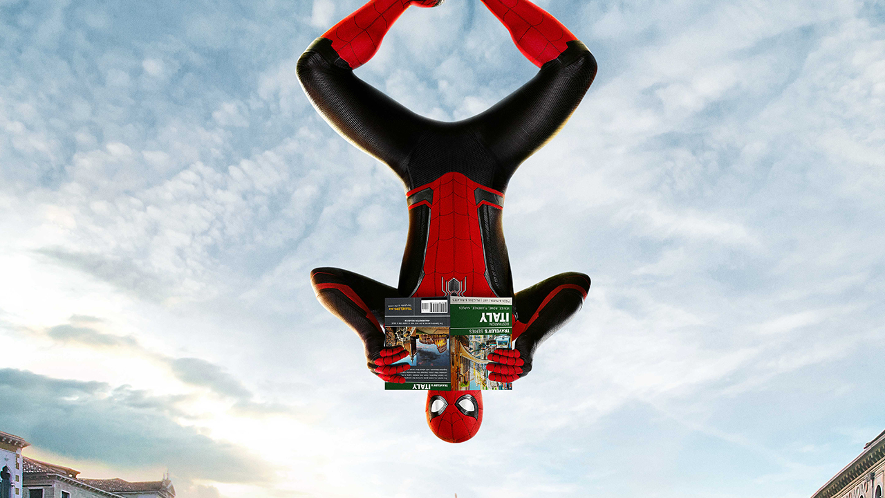 spider-man far from home cover poster venezia