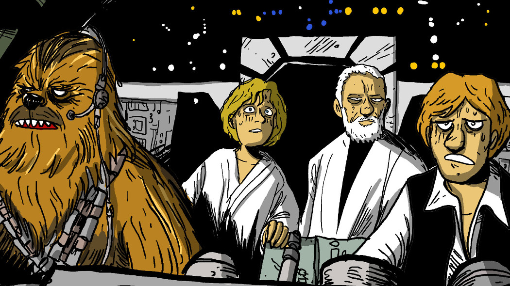 Zerocalcare e Nova hanno fatto un remake a fumetti di Star Wars