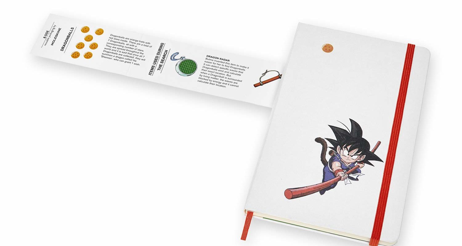 Arrivano le Moleskine di Dragon Ball