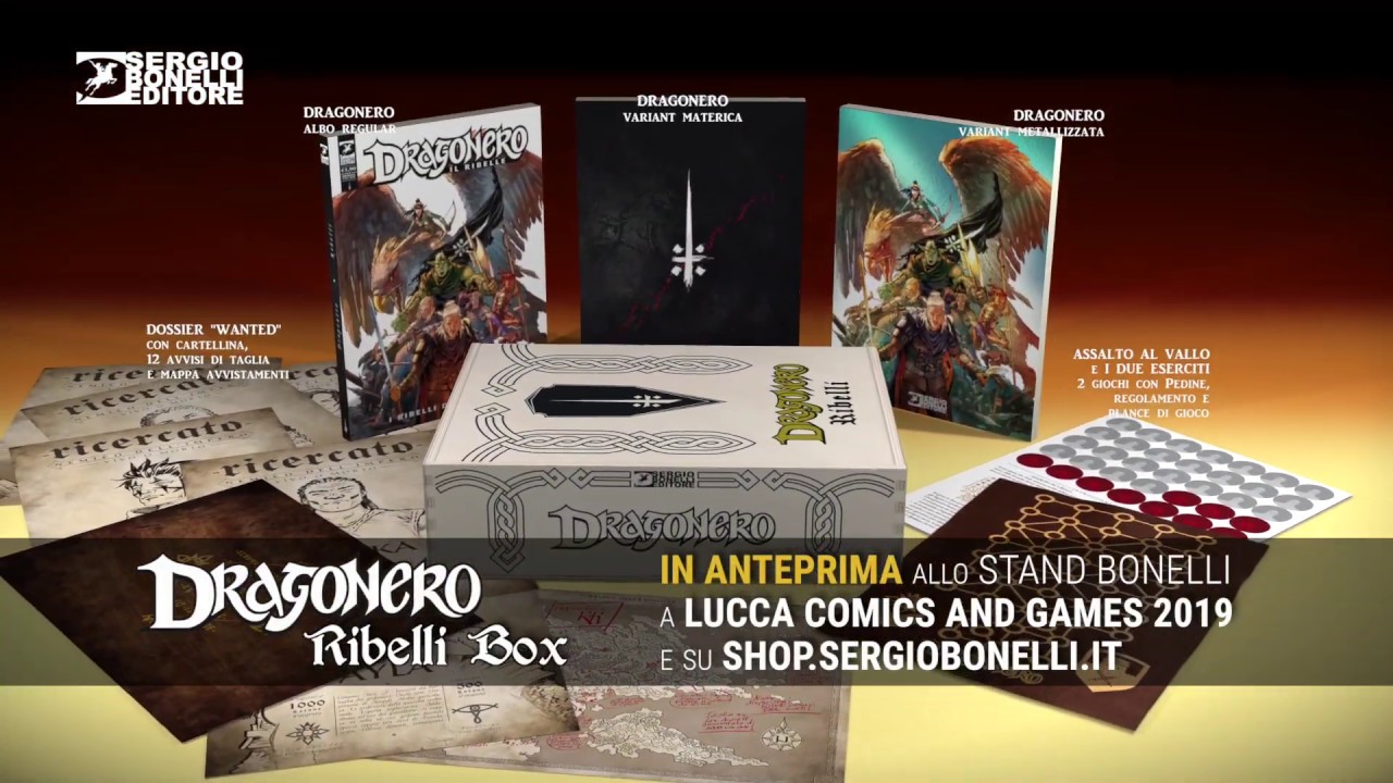 Dragonero - Arriva il box da collezione per Lucca Comics 2019