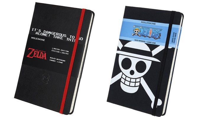 Zelda e One Piece: arrivano le Moleskine!