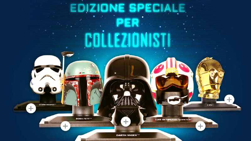 De Agostini porta in edicola i caschi di Star Wars