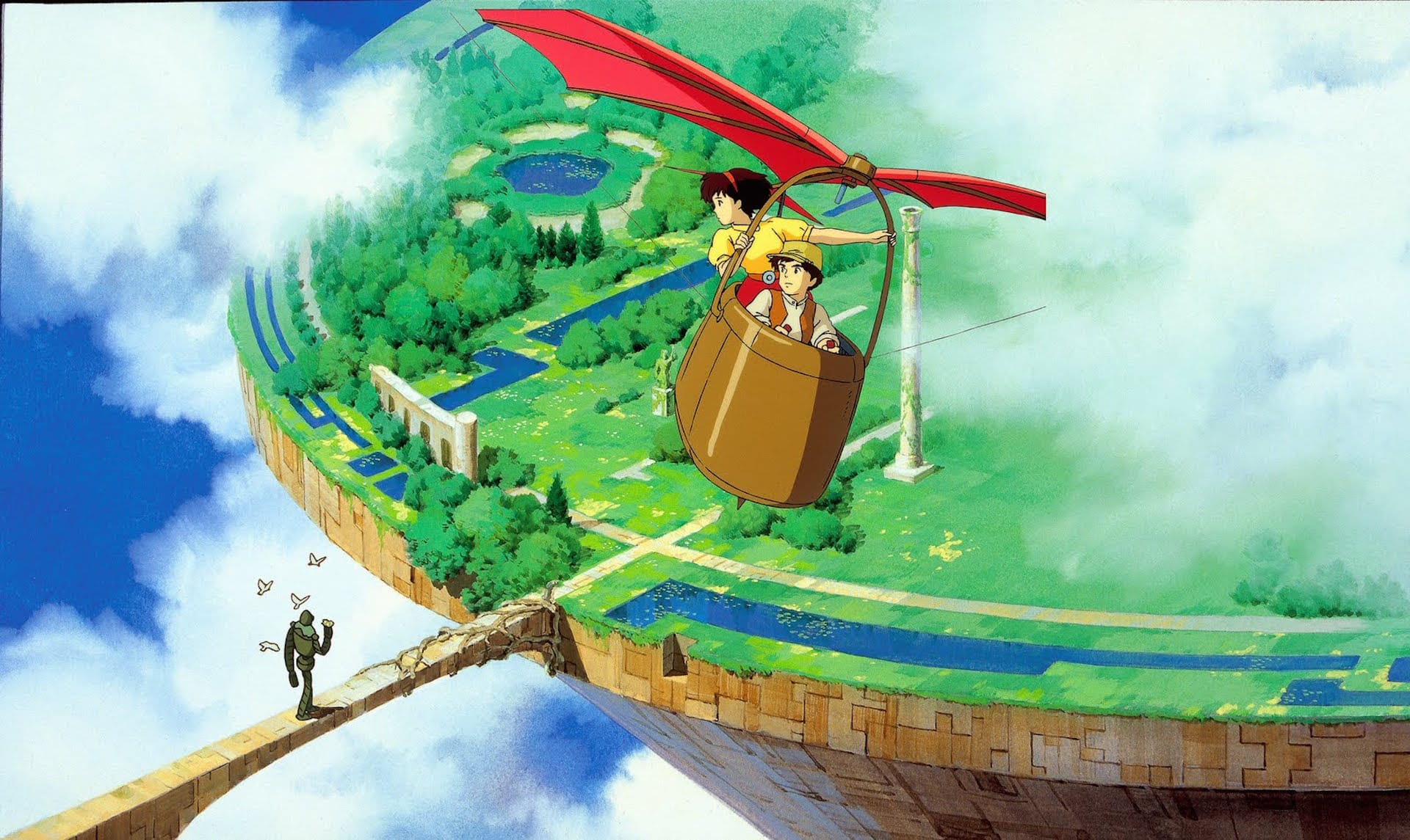 Studio Ghibli - Sfondi a tema gratis per le videochiamate