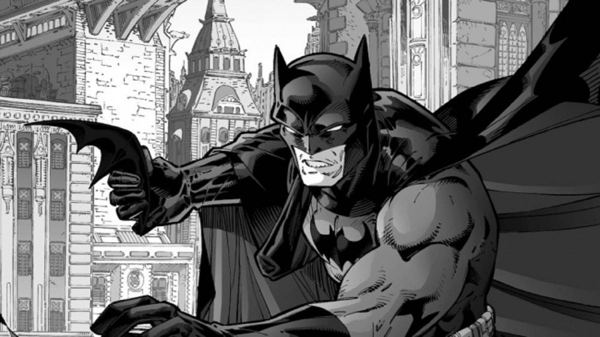 batman black and white