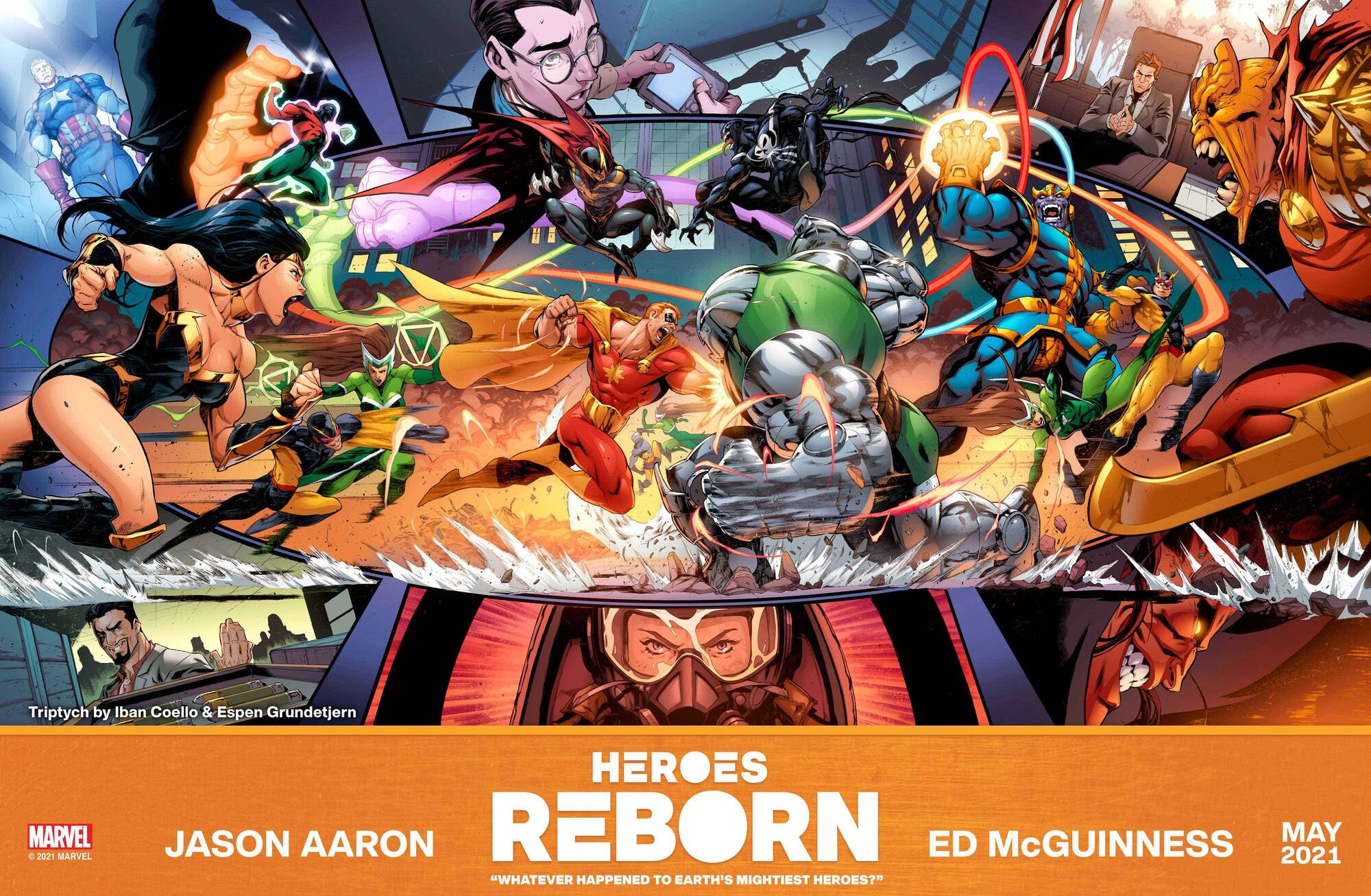 Heroes Reborn - Il trailer del nuovo evento Marvel di Aaron e McGuiness