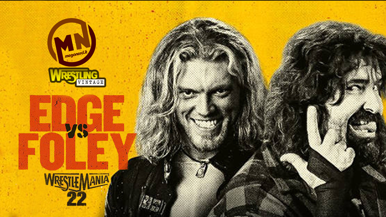 copertina wrestling vintage edge vs foley