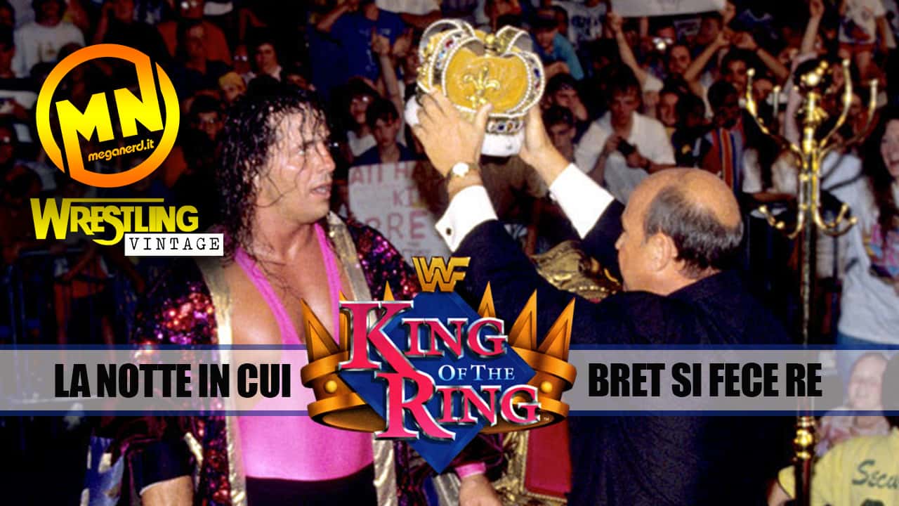 copertina wrestling vintage king bret