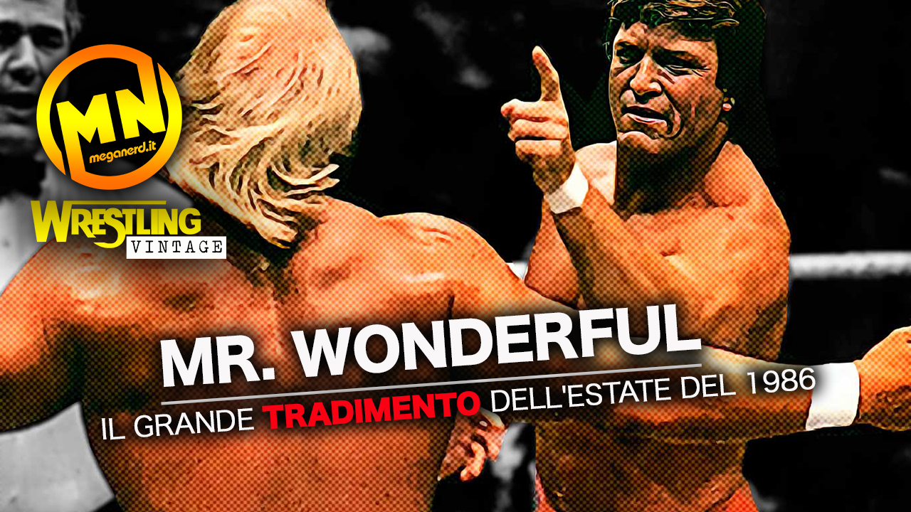 copertina wrestling vintage mr wonderful