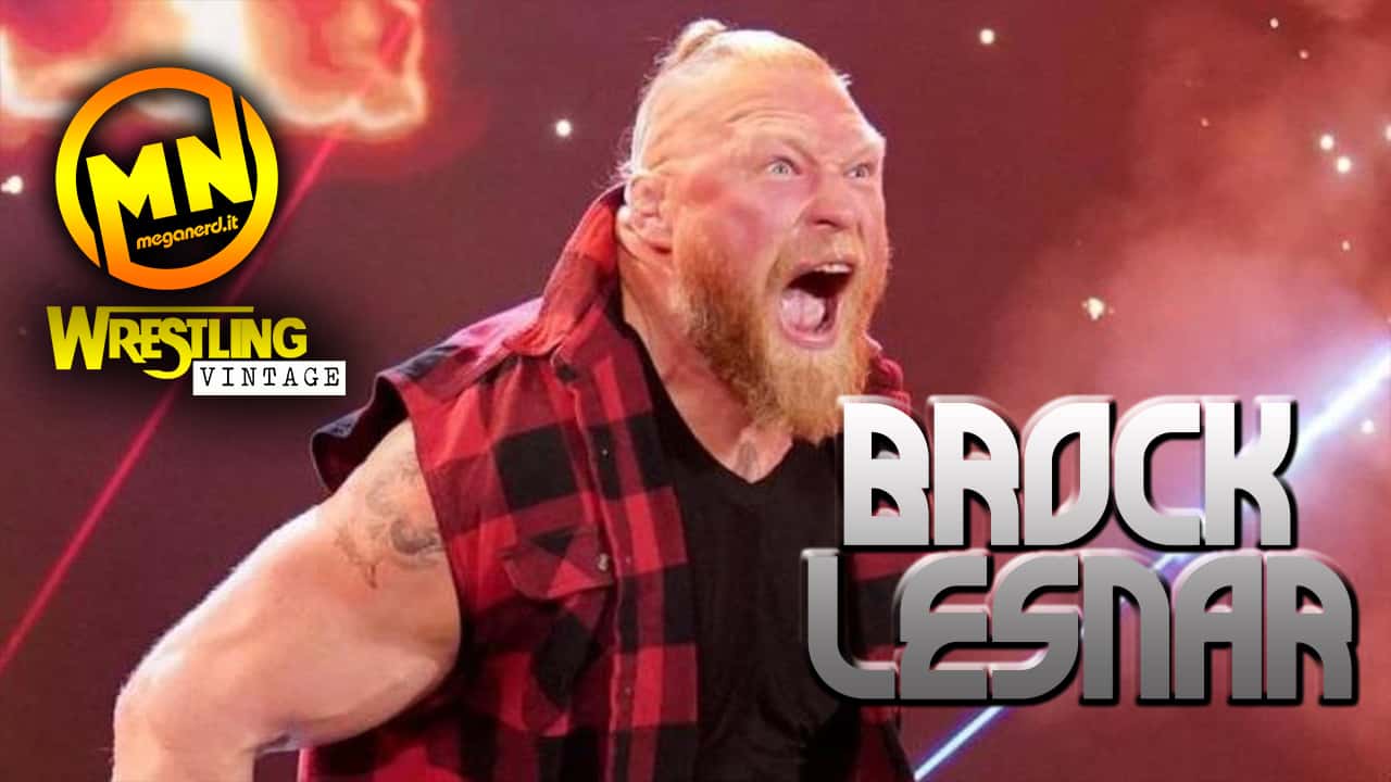 copertina wrestling vintage brock lesnar