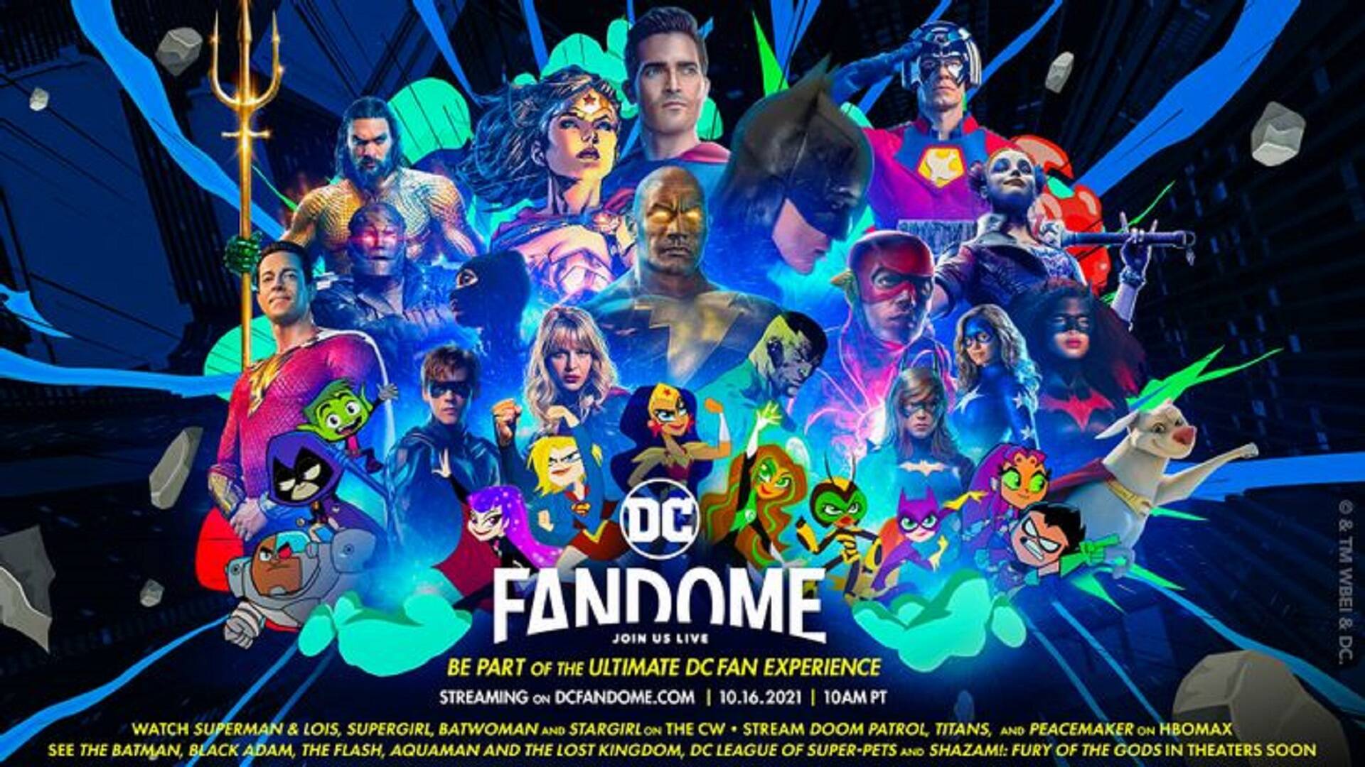 DC FanDome 2021 - Rilasciata la lista delle star che parteciperanno