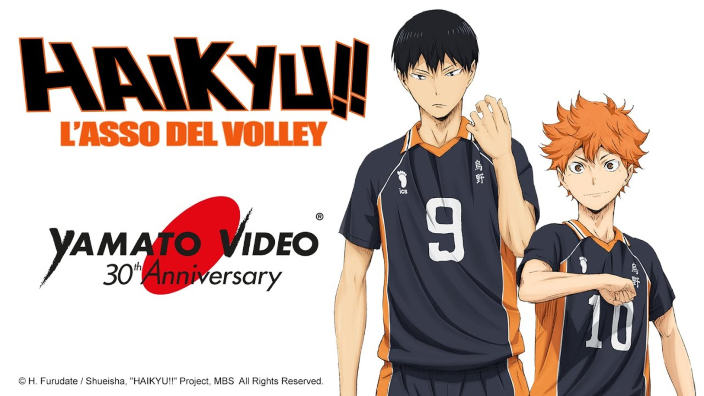 Haikyu! L'asso del volley - L'anime in italiano grazie a Yamato Video