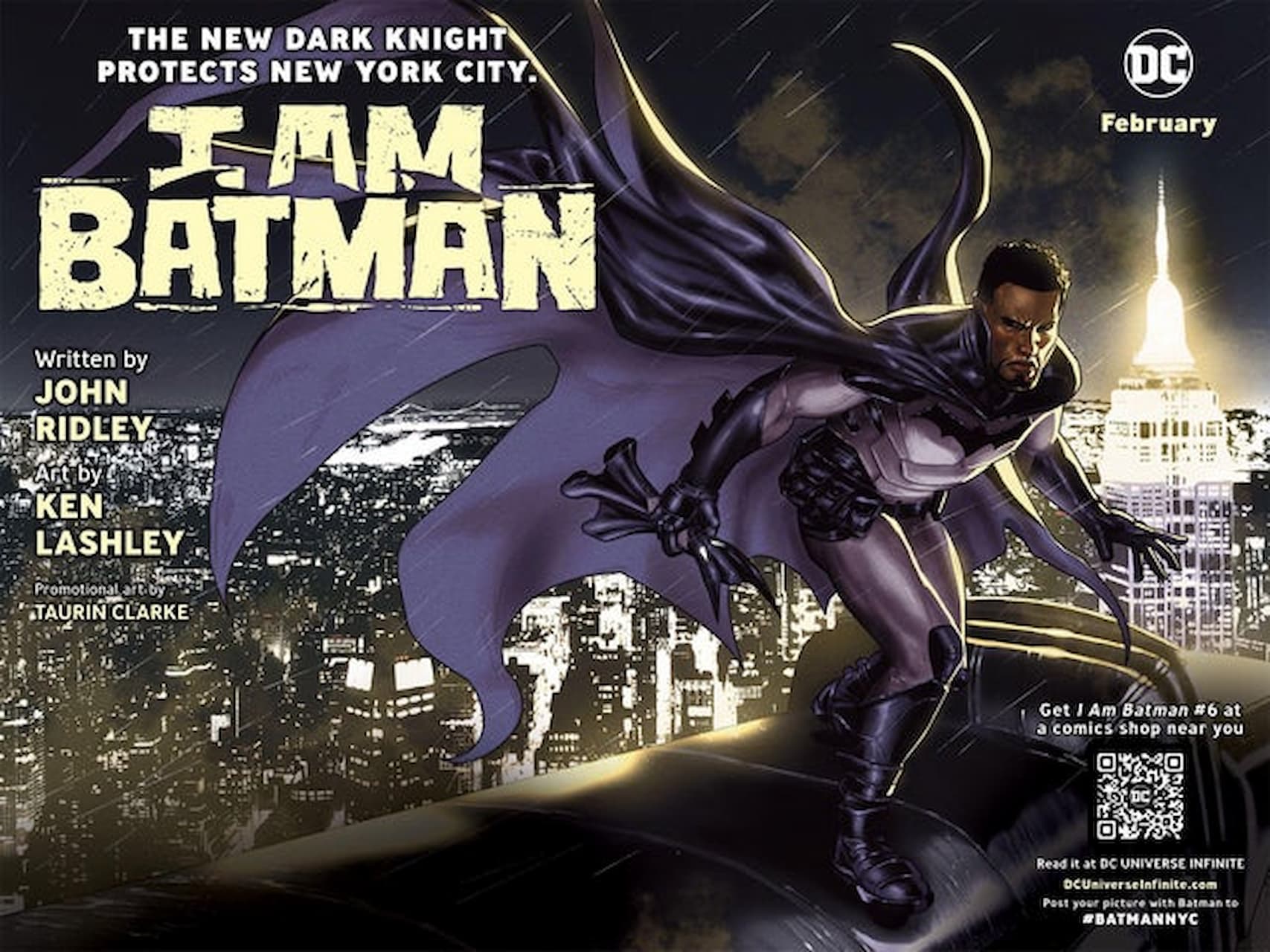 Il nuovo Batman si trasferisce a New York e DC tappezza la città di poster
