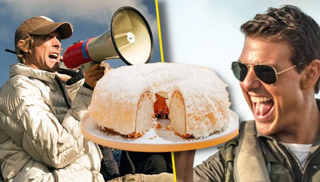 Torta "esplosiva" a Michael Bay da parte di Tom Cruise