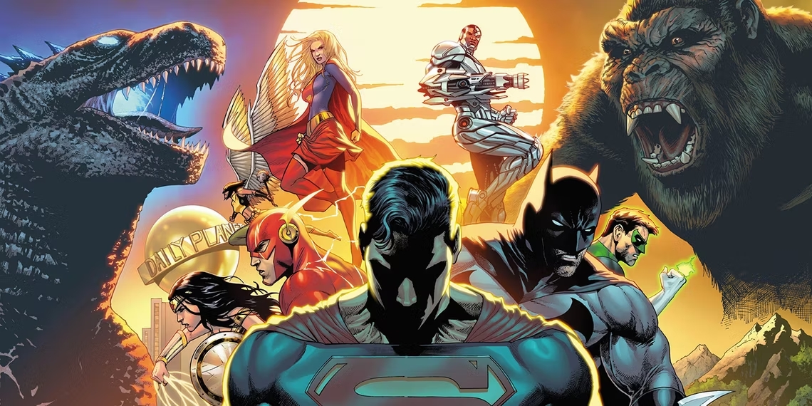 Justice League - Al SDCC 23 annunciato il crossover con Godzilla e Kong