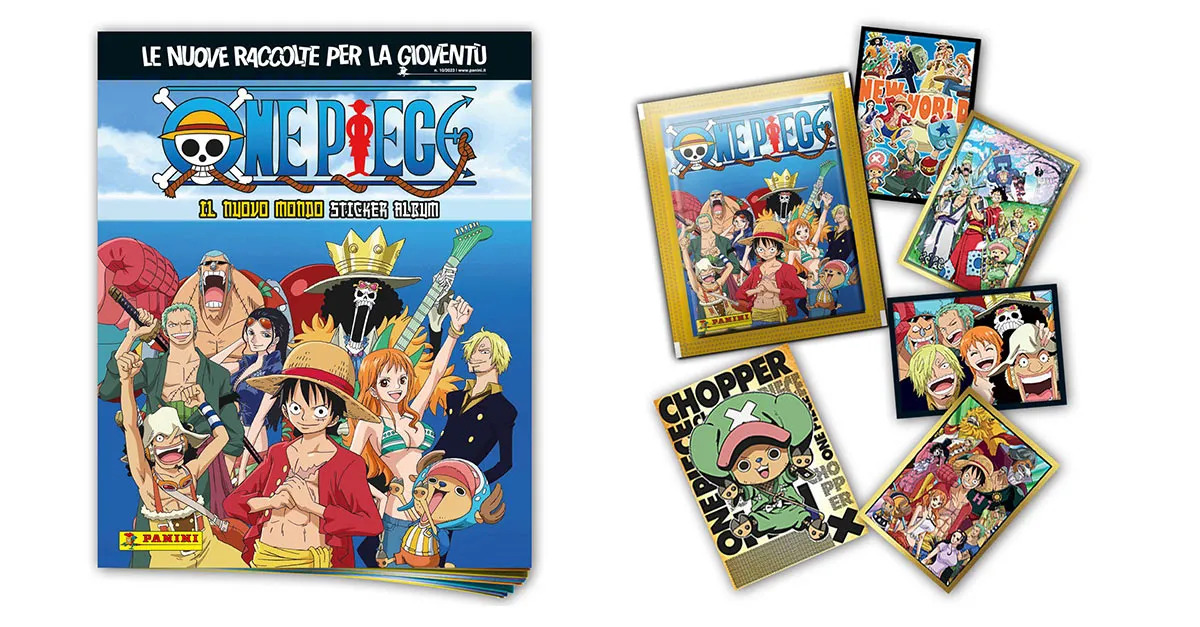L'album di figurine di One Piece ha attraccato in edicola!