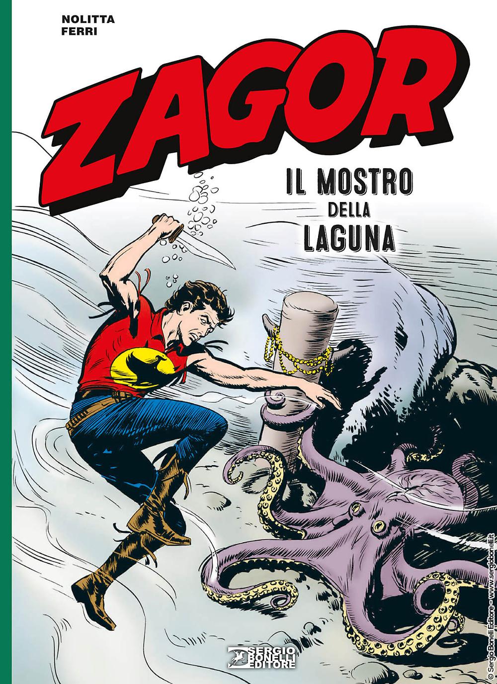 ZAGOR. IL MOSTRO DELLA LAGUNA cover