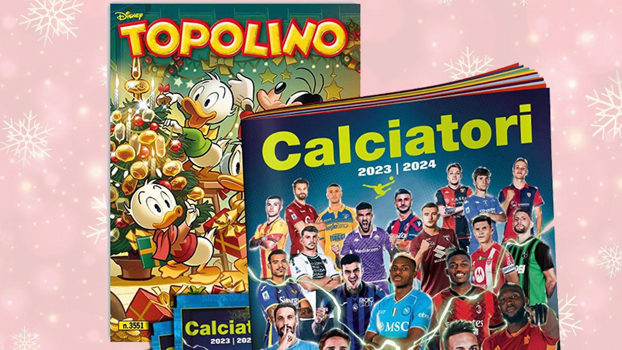 topolino album calciatori 2024