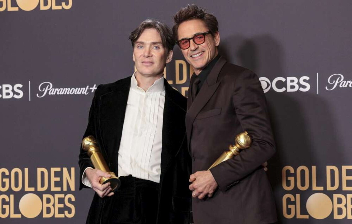 cillian murphy robert downey jr golden globes 2024