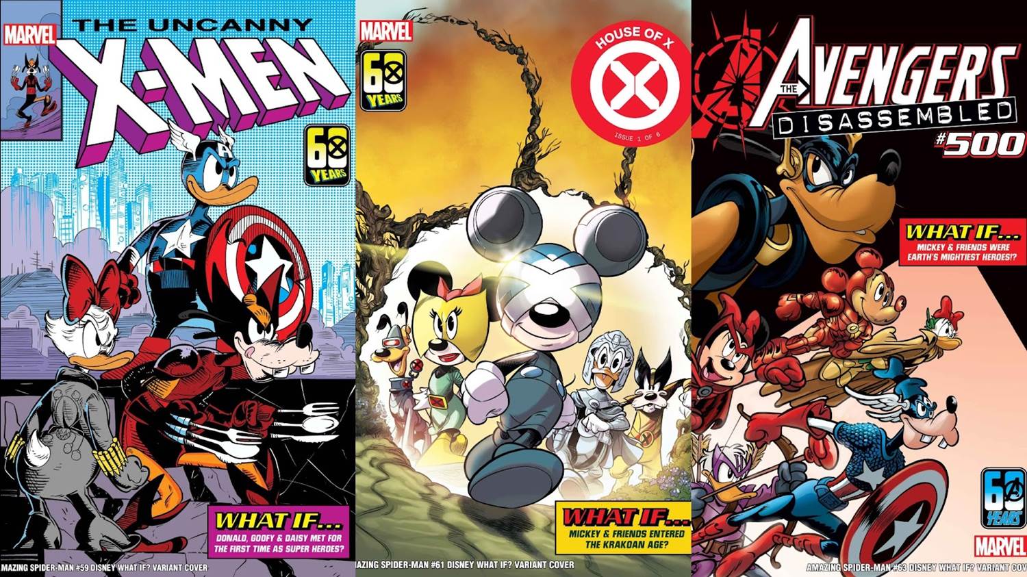 Disney What If? - Marvel Comics rivela tre nuove variant cover