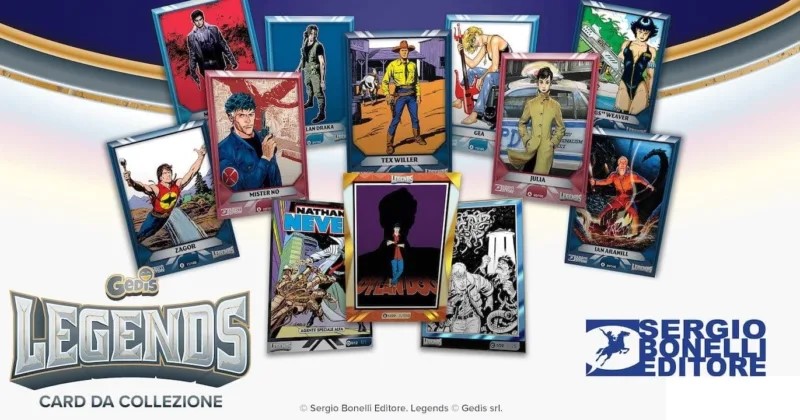 Legends - Bonelli presenta la collezione di cards a Lucca Comics & Games