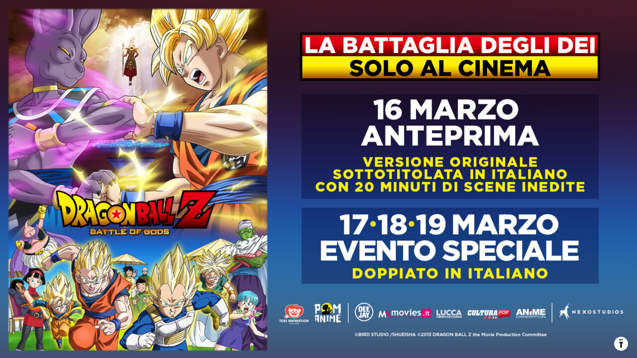 Dragon Ball Z - La battaglia degli dei - Al cinema a marzo anche in versione estesa