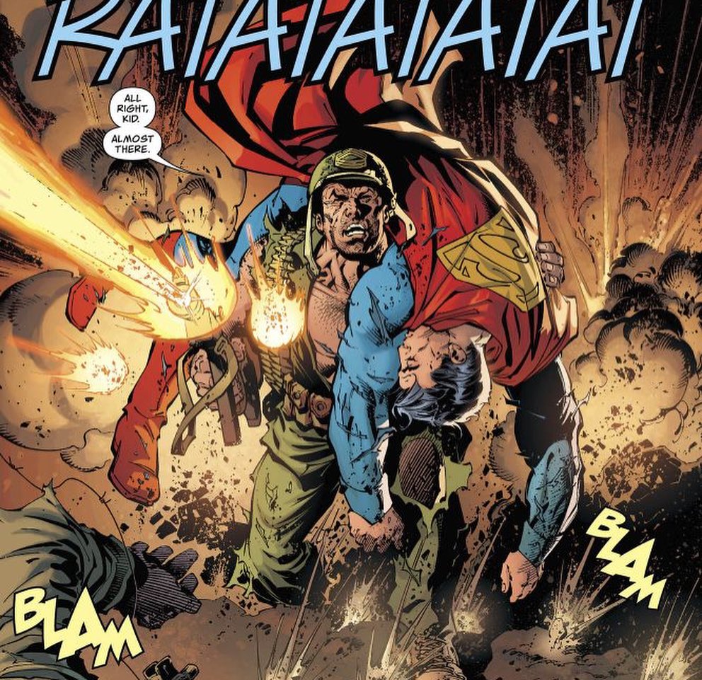 superman su nel cielo rock