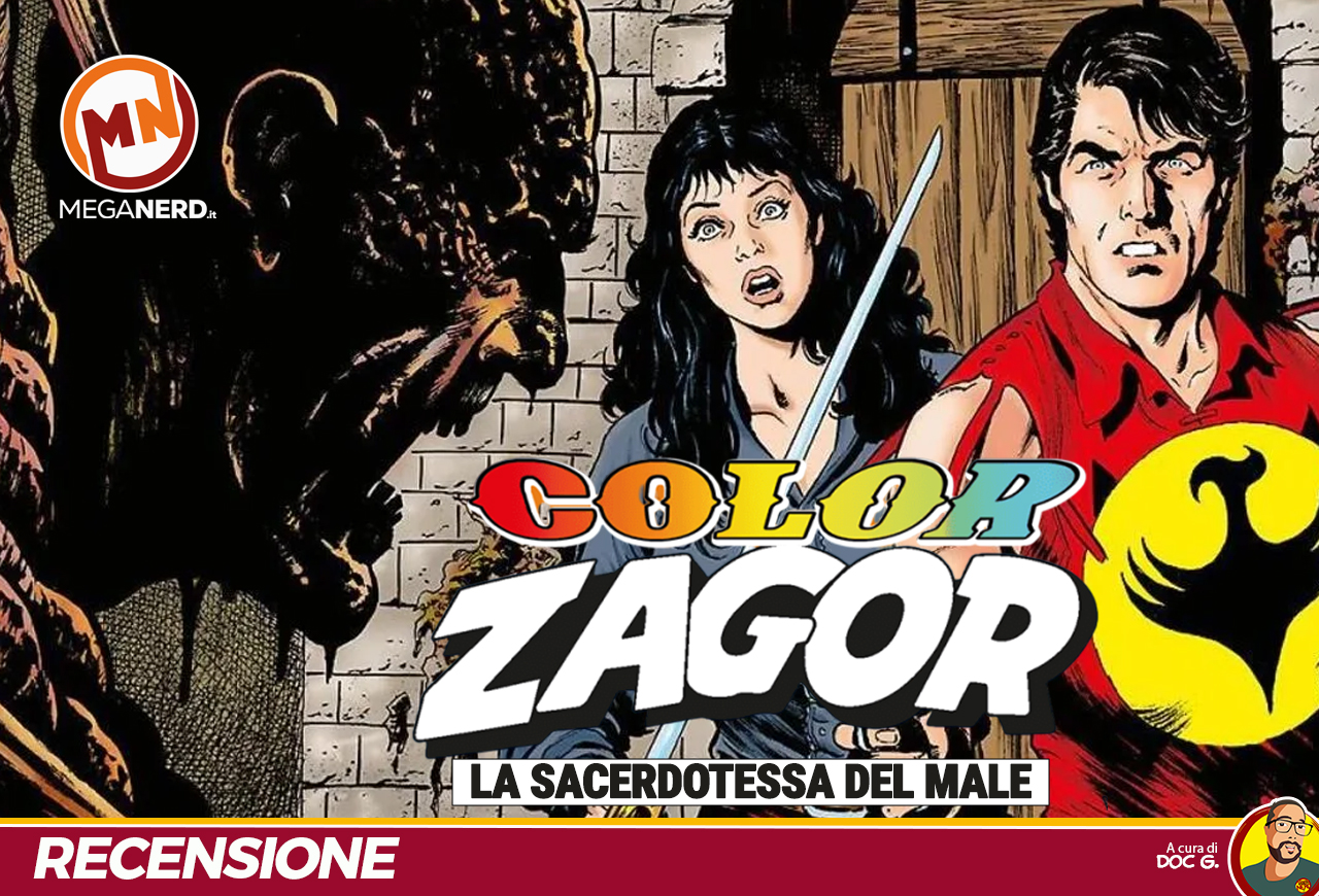 copertina recensione COLOR ZAGOR la sacerdotessa del male