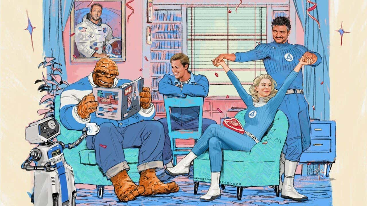 I Fantastici 4 Gli inizi - poster come fumetto