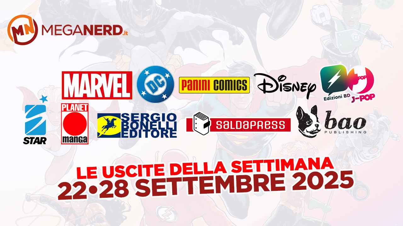 uscite della settimana fumetti 22 28 settembre 2025
