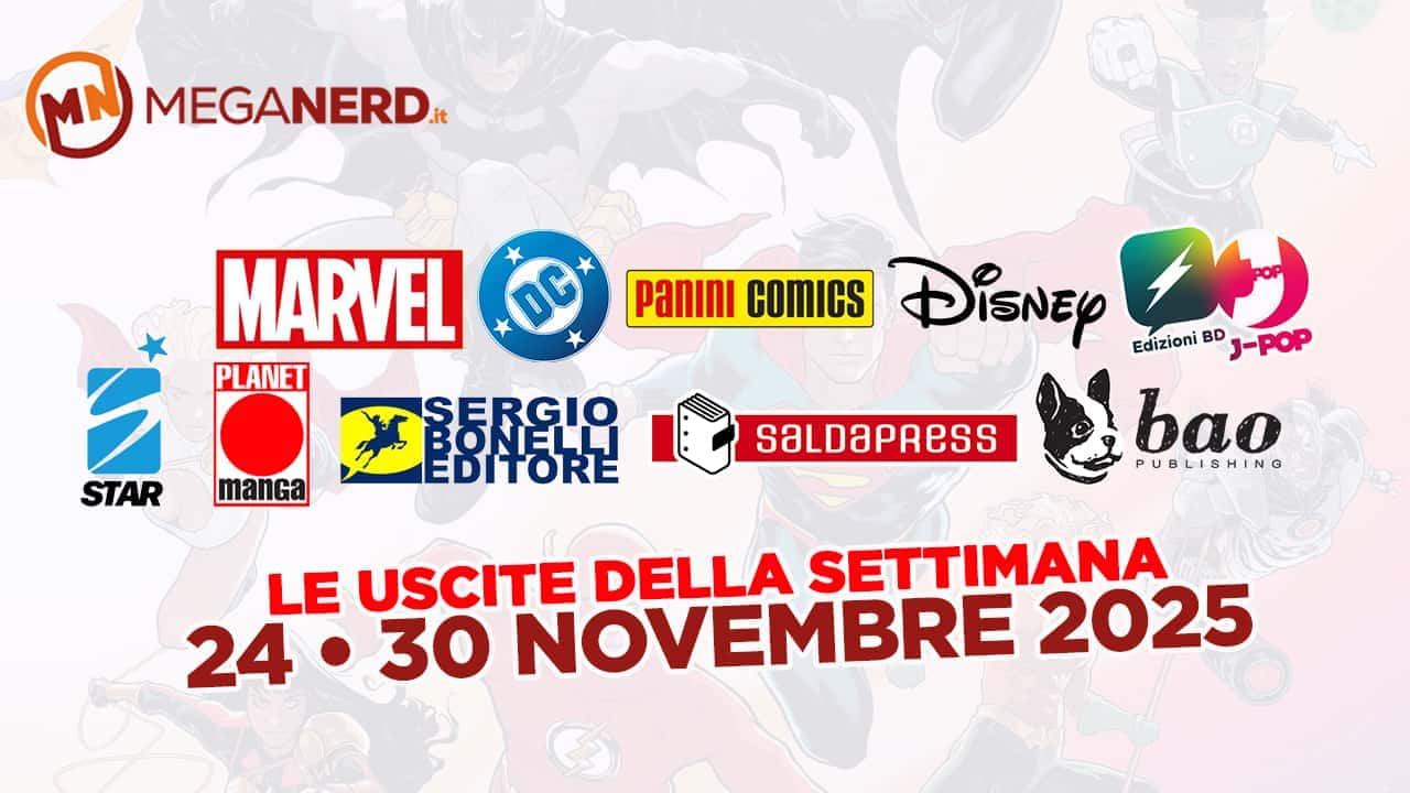 uscite della settimana fumetti 24-30 nov
