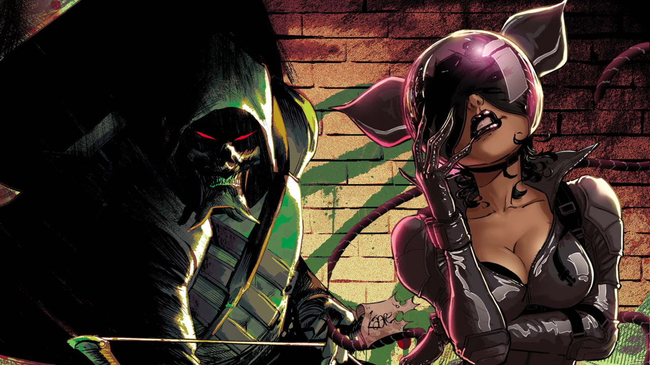 absolute green arrow absolute catwoman dc